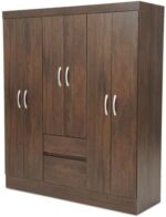 FLASH 6 DOOR WARDROBE - WENGE - Image 4