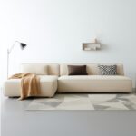 Velmora Modern L-Shaped Sectional Sofa with Deep Seating (Grey) - Image 4