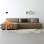Velmora Modern L-Shaped Sectional Sofa with Deep Seating (Grey) - Image 6