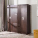 FLASH 6 DOOR WARDROBE - WENGE