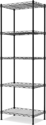 WORKPRO 5-Tier Metal Shelving Unit, Height Adjustable Storage Rack