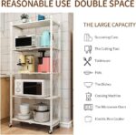 N/P 5-Tier Foldable Metal Storage Shelves - White - Image 3