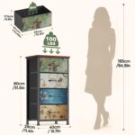 Chest of Drawers Bedroom Furniture with 4 Drawers - Image 3