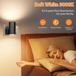 Night Light with Light Sensor, Warm White 3000K, 2 Pack - Image 4
