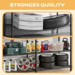 5-Tier Heavy Duty Storage Rack,Adjustable Carbon Steel Shelving Unit(69''W) - Image 4